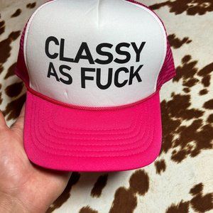 COPY - Classy AF Pink Trucker Hat